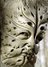 The Green Man is a legendary being primarily interpreted as a symbol of rebirth