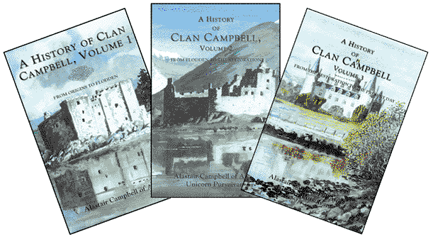 History of Clan Campbell, 3-volumes Book Covers by Alastair Lorne Campbell of Airds History of Clan Campbell, 3-volumes Book Covers by Alastair Lorne Campbell of Airds