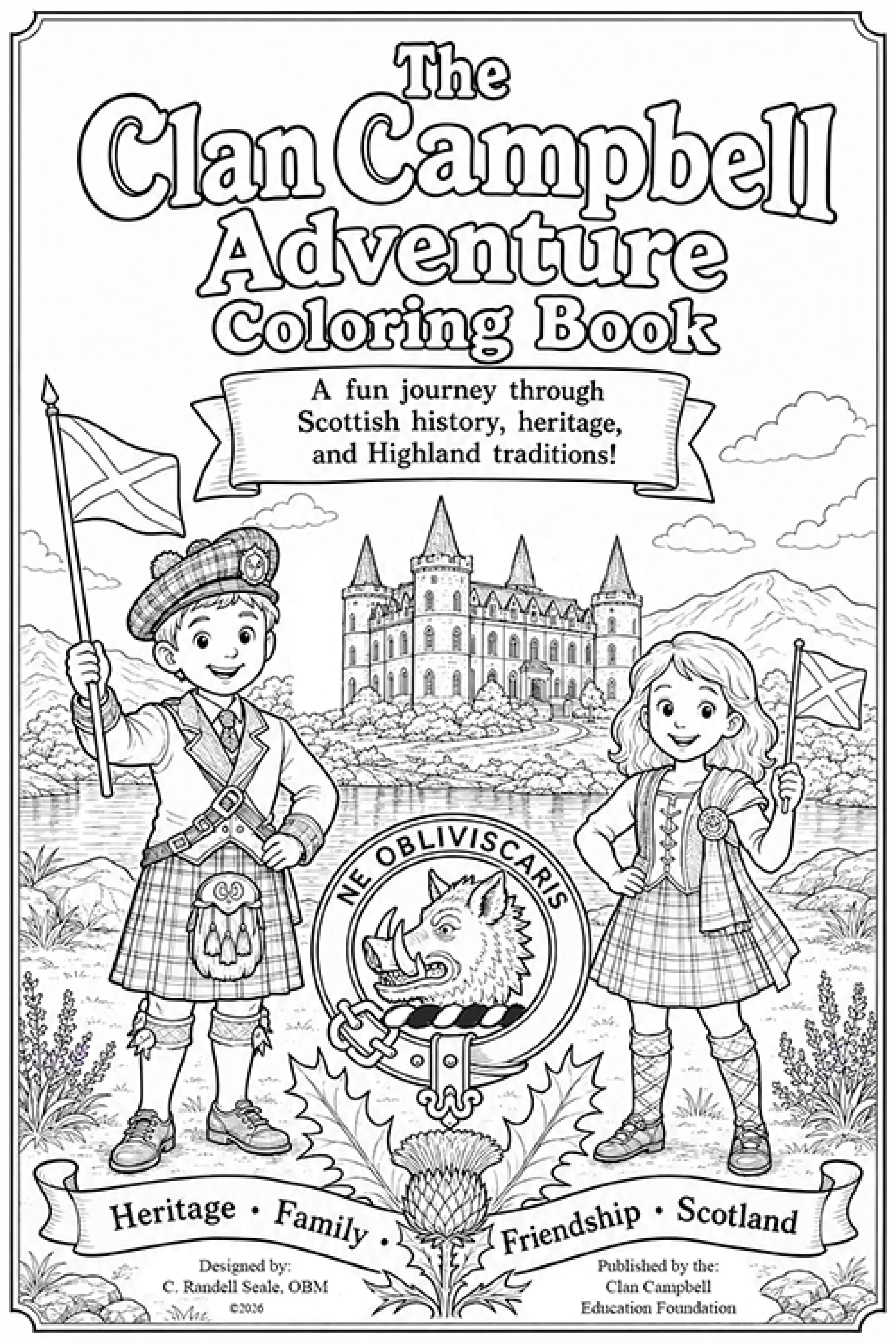 The Clan Campbell Adventure Coloring Book, 2026