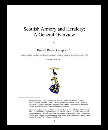 Scottish Armory and Heraldry: A General Overview by Donald Draper Campbell, Esq.