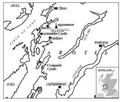 Battle of Lagganmore Overview Map Battle of Lagganmore Overview Map
