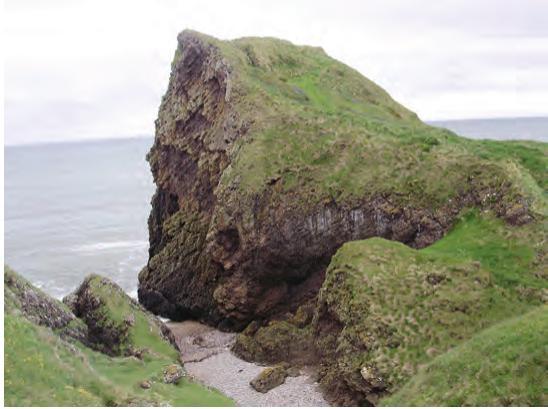 Site of Dunaverty Castle, Scotland Site of Dunaverty Castle, Scotland