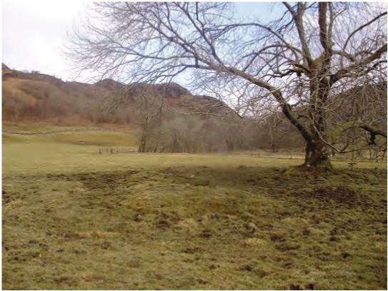 Site of the Barn of the Bones at Lagganmore in Glen Euchar Site of the Barn of the Bones at Lagganmore in Glen Euchar