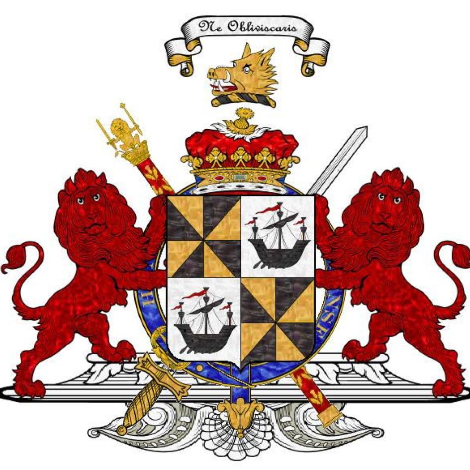 Arms of John Campbell, 1st Duke of Greenwich, Great Britain, 1719