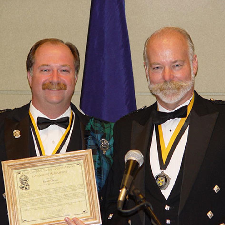 Randy Seale & Ed Cattel 2003 Clansman of the Year Award