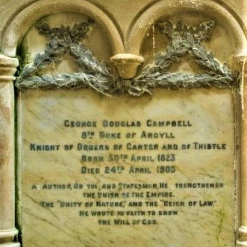 George Douglas Campbell 8th Duke of Argyll Grave Marker